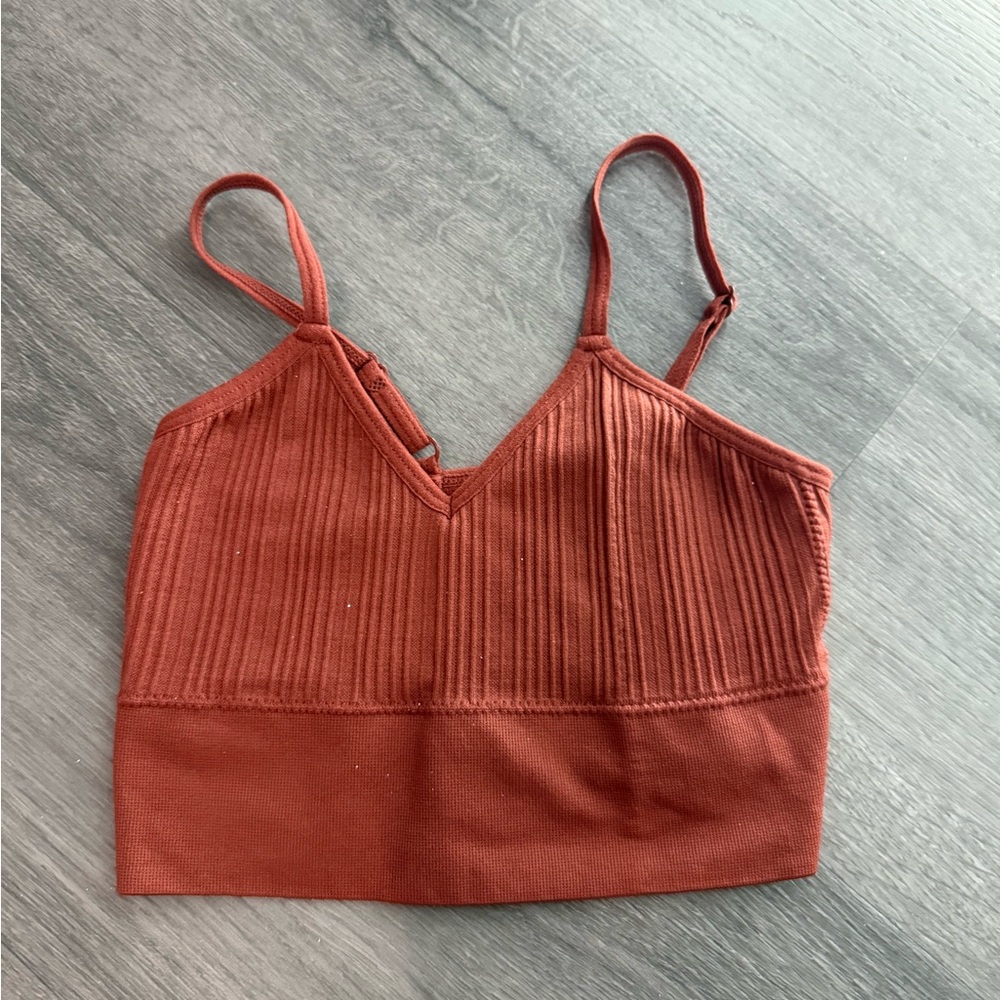 Miami Rust Ribbed Camisole
